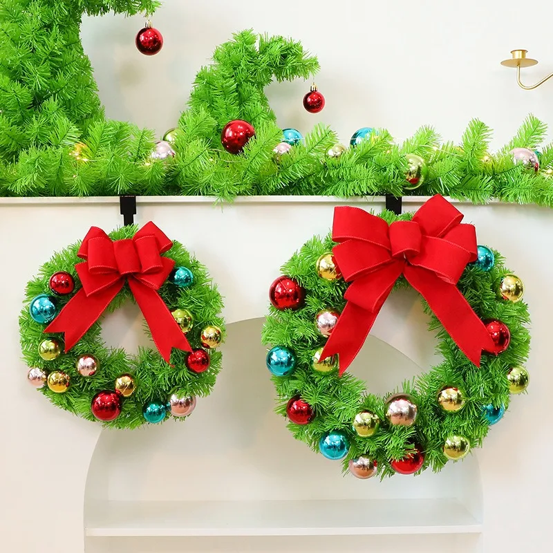 

Skew Head Christmas Tree PVC Material Desktop Small Skew Neck Christmas Tree Green Home Bow Christmas Atmosphere Decoration