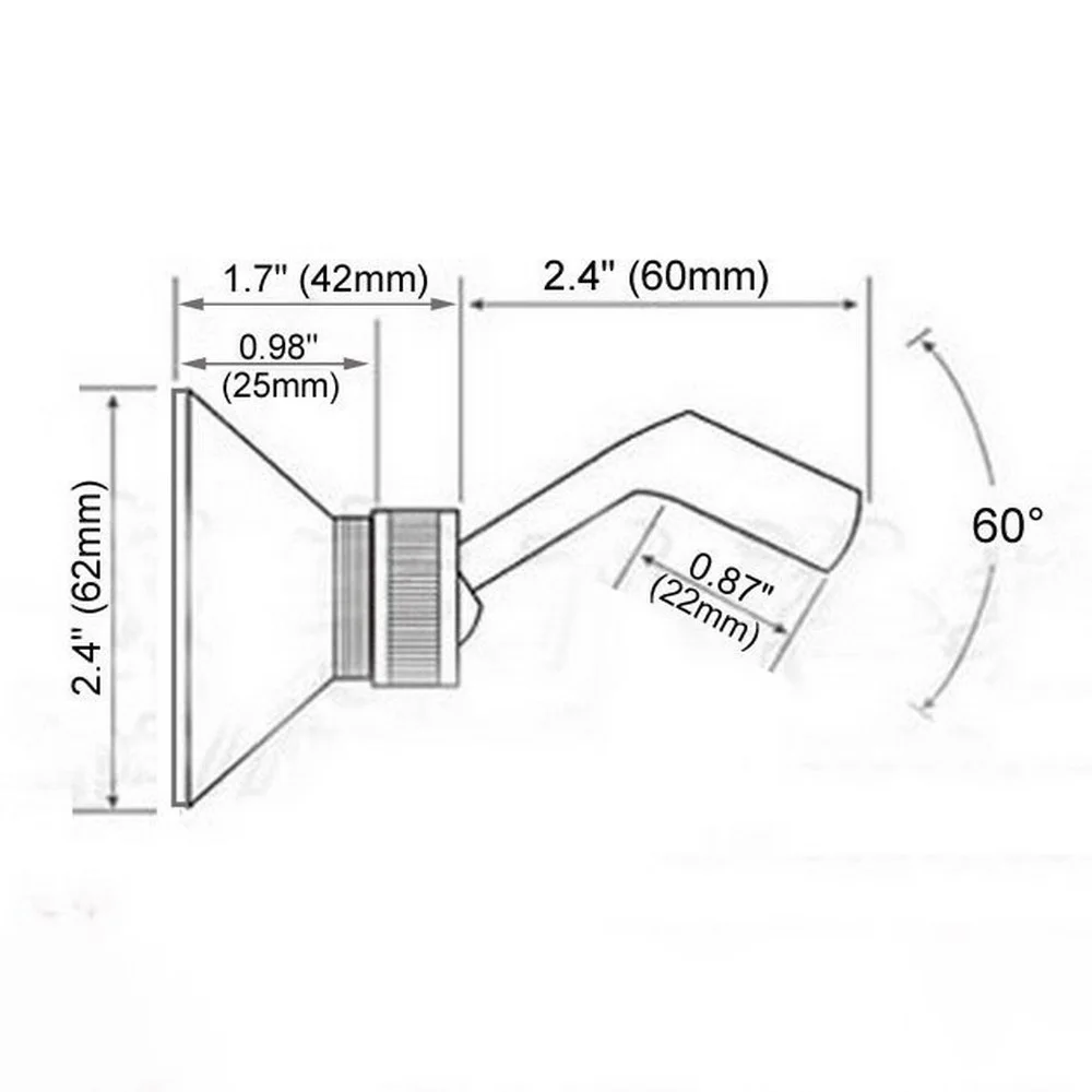 Chrome Brass Hand Held Mixer Shower Head Holder Bracket Wall Fixture tsh060