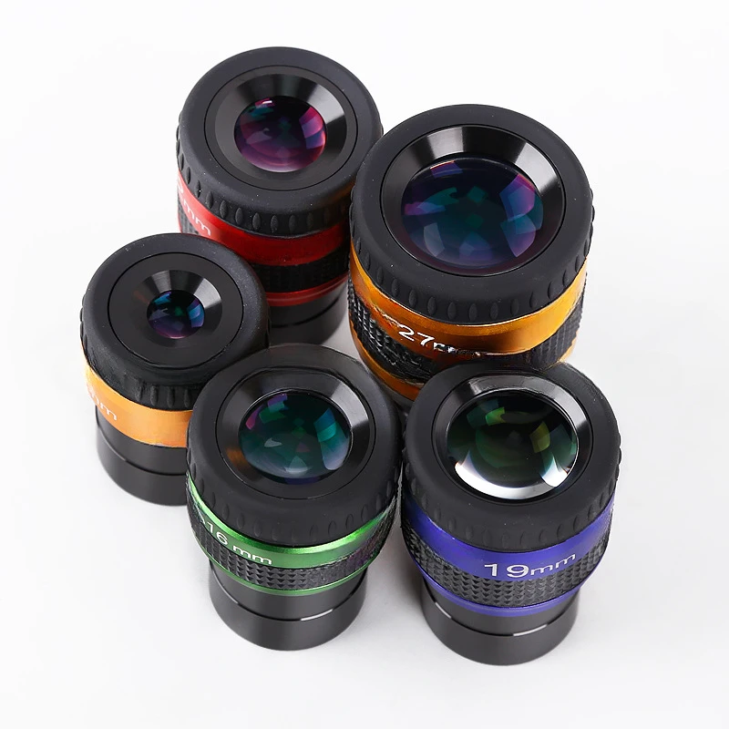 Metal color eyepiece 70 degree ultra-wide-angle high-power achromatic 1.25 inch astronomy, accessories