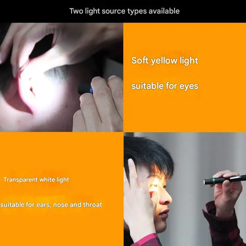 Medical Pupil Pen Light Ophthalmologist Handy Pen Light Nursing Flashlight LED Flashlight Work Light Pupil Gauge Measurement