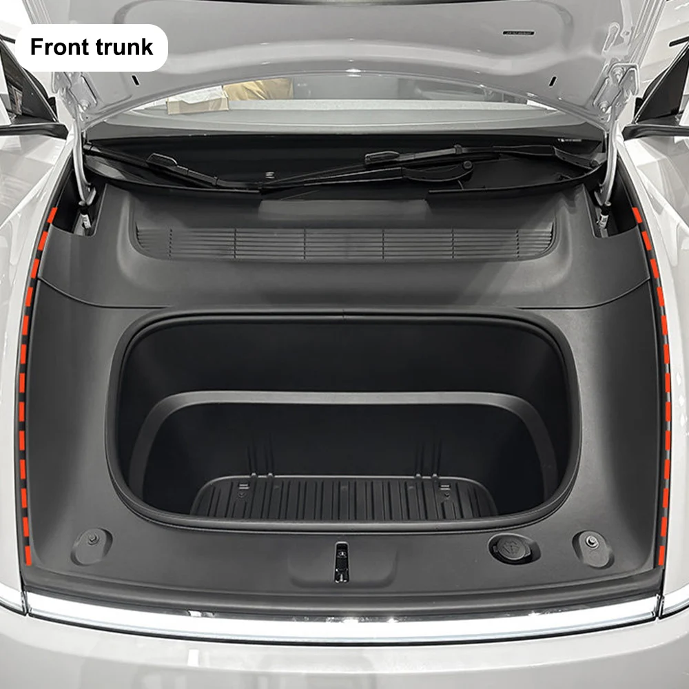 For Tesla Model Y L 2025+ Door Seal Strip Kit Soundproof Rubber Weather Strip Sunroof Seal B-Pillar Sealing Wind Noise Reduction view 2