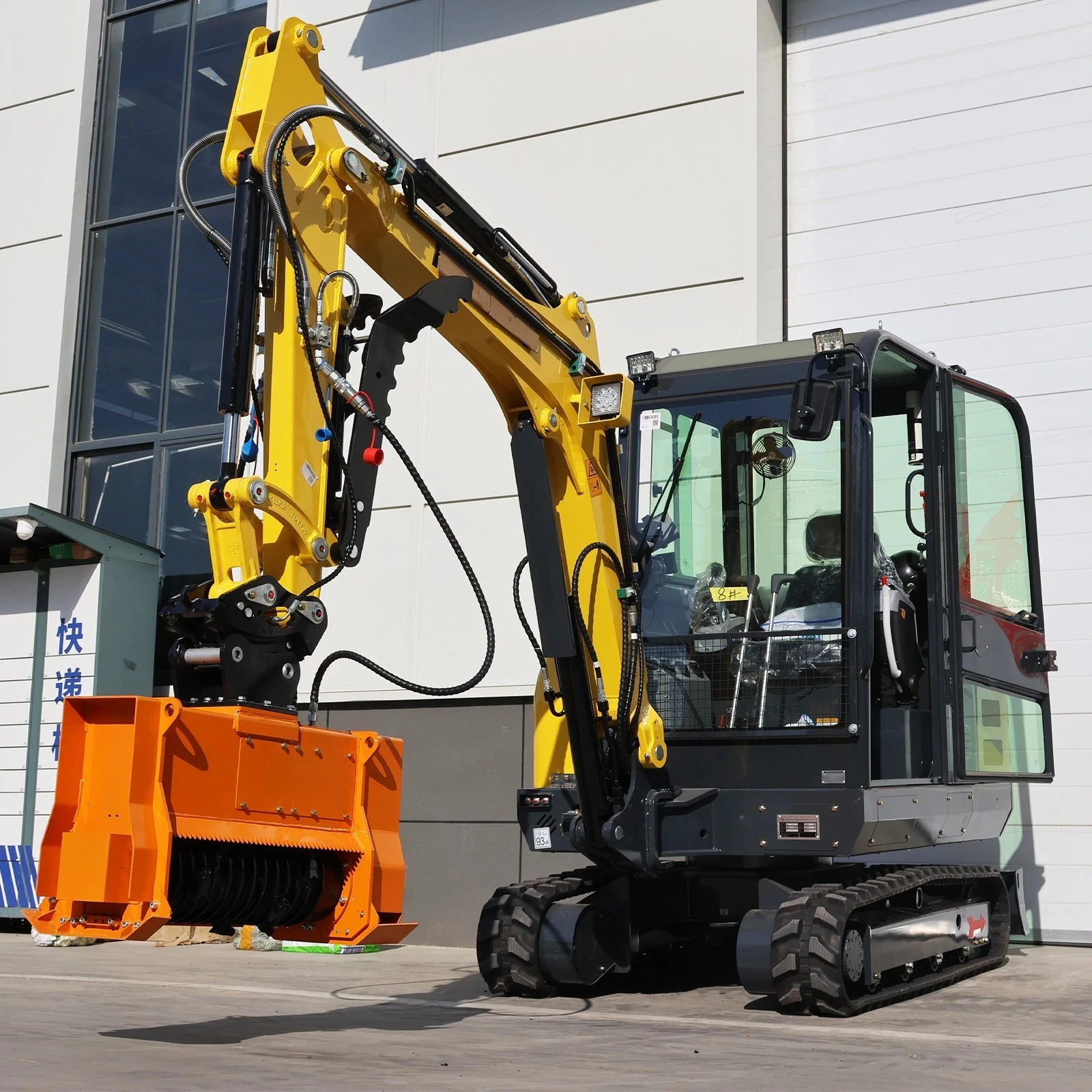 ミニショベル 3トン ディーゼル油圧式 クボタエンジン 小型 - Tractor Backhoe のレビューと価格