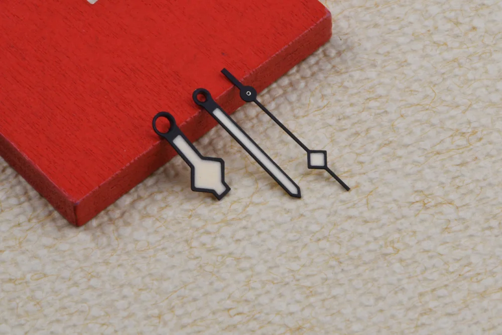 Schneeflocken-Orange Leuchtende Uhrzeiger Uhrenmodifikationsteile Hochwertig SKX007/SBDX007/SRP777 Für NH35A/36A Uhrwerk Zubehör – Detail 3