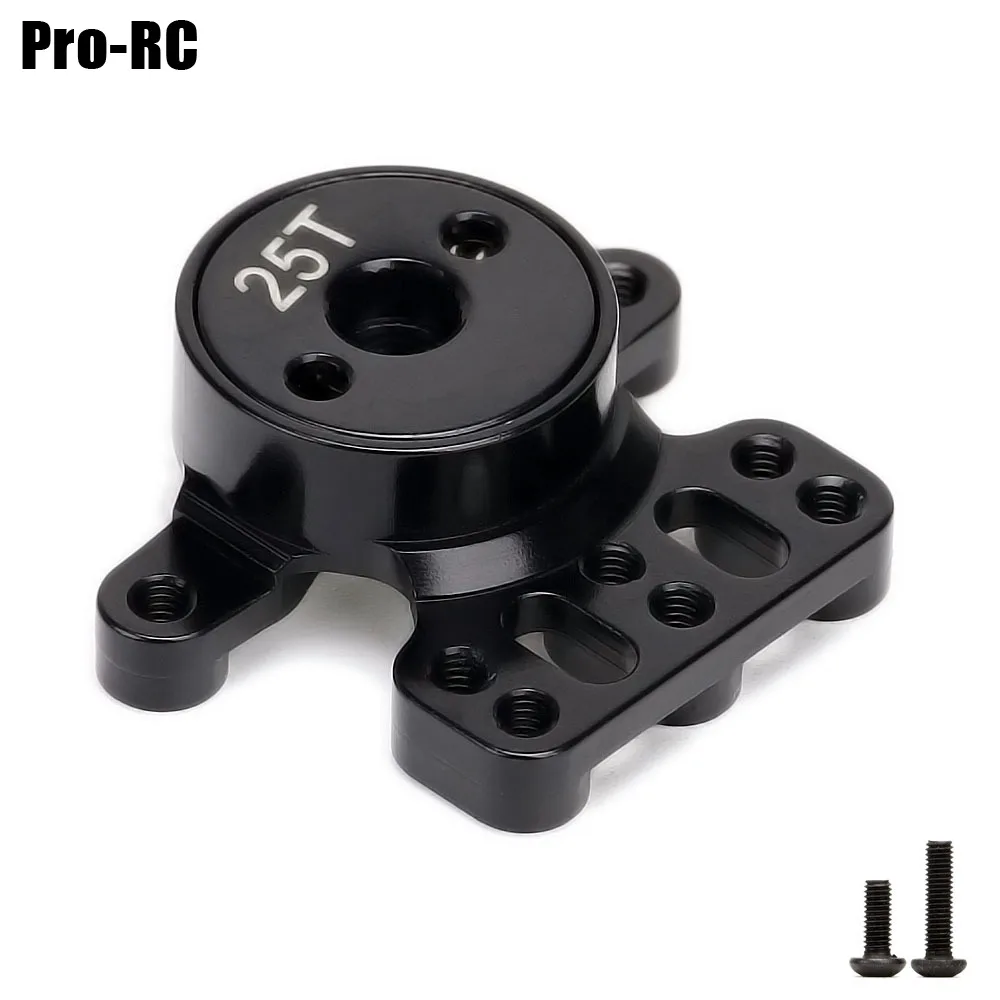 1Set Aluminum Alloy 25T Servo Saver Bllack A3 for RC Car 1/8 Tamiya T3-01 Triple Wheel Dancing Rider