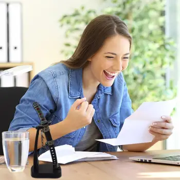 2件組劍形裁紙刀/信封刀,含黑色刀鞘和展示架,適用於家庭和辦公室郵件用品。 10 最佳銷售 信封開啟器 - №6