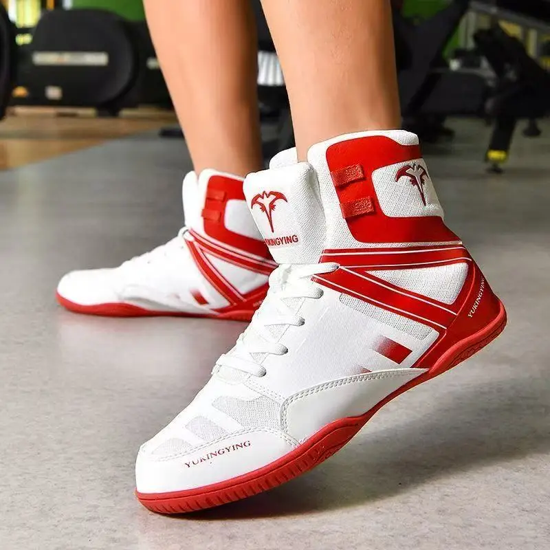 2025 New Men's Wrestling Shoes Breathable, Durable, Slip-Resistant Wrestling & Boxing Trainers Combat Shoes Sports Trainers