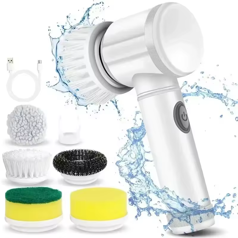 Escova de limpeza multifuncional elétrica, suprimentos de banheiro, agregado familiar, ferramentas de banheiro, cozinha