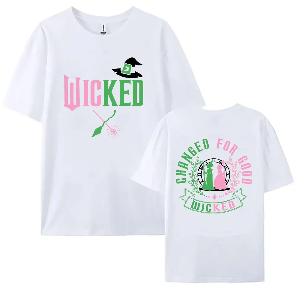 Wicked Fantasy Movies Graphic T-shirt Casual Short Sleeve Cotton Women Tshirts High Quality Round Neck Tee-shirt Printing Tees