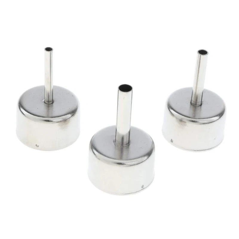 Bocal universal do ar quente, bocal redondo da boca para o tipo da bomba de ar, estação desoldering acessórios, 858, 6 pcs