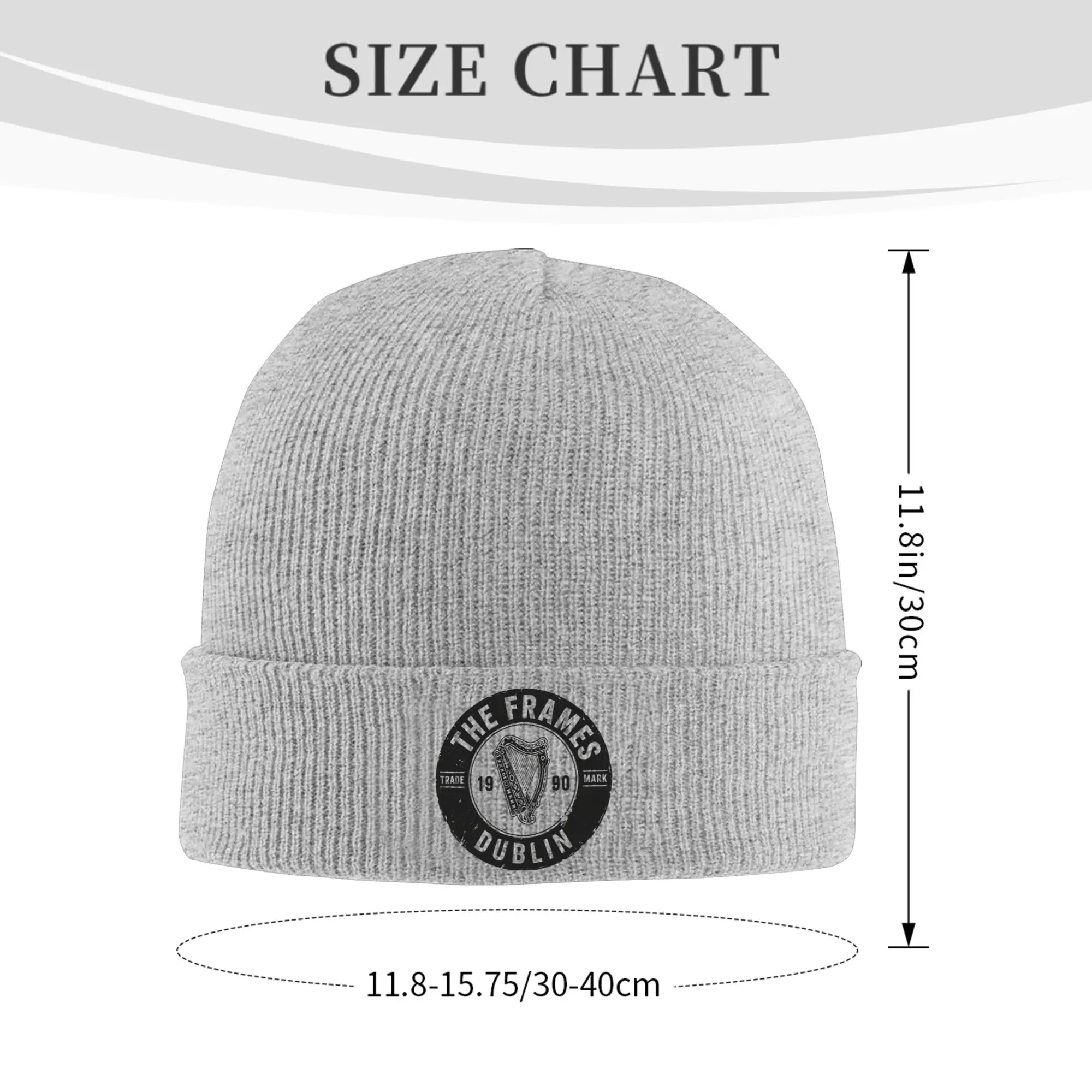 The Frames -  Knitted Hat Women's Men's Beanies Autumn Winter Hats Acrylic  Casual Caps
