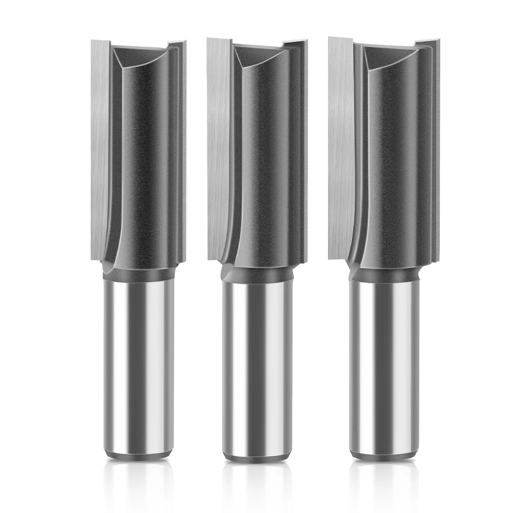 12mm Shank 11-22mm Diameter Extended Straight Blade Length 40mm Router Bit Slotted Straight Cutter Woodworking Milling Cutter