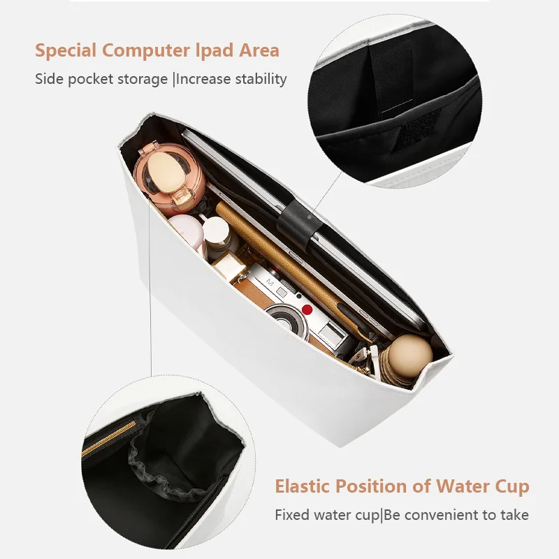 Bag Computer Storage Insert for Longchamp Energy Waterproof Bag Organizer Insert Bags Support Dupont Paper Bag Accessories