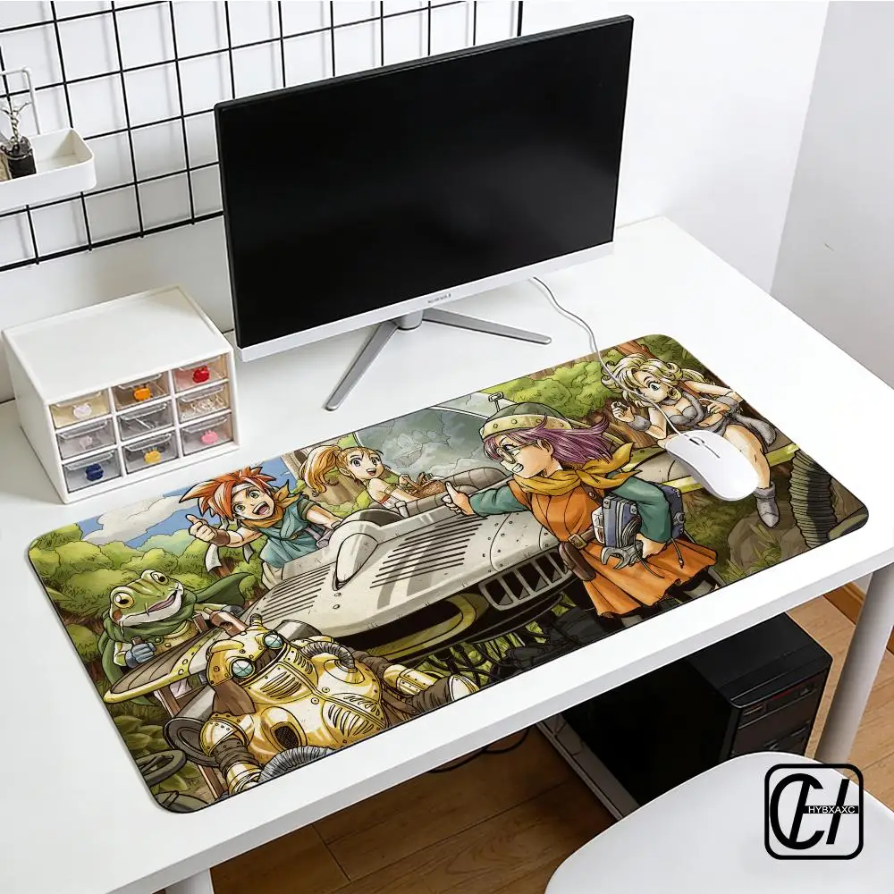 Anime C-Chrono T-Trigger Mouse Pad E-Sports Gaming Mouse Pad Oversize Personalized Desk Pad Keyboard Mouse Pad Carpet HYBXAXC