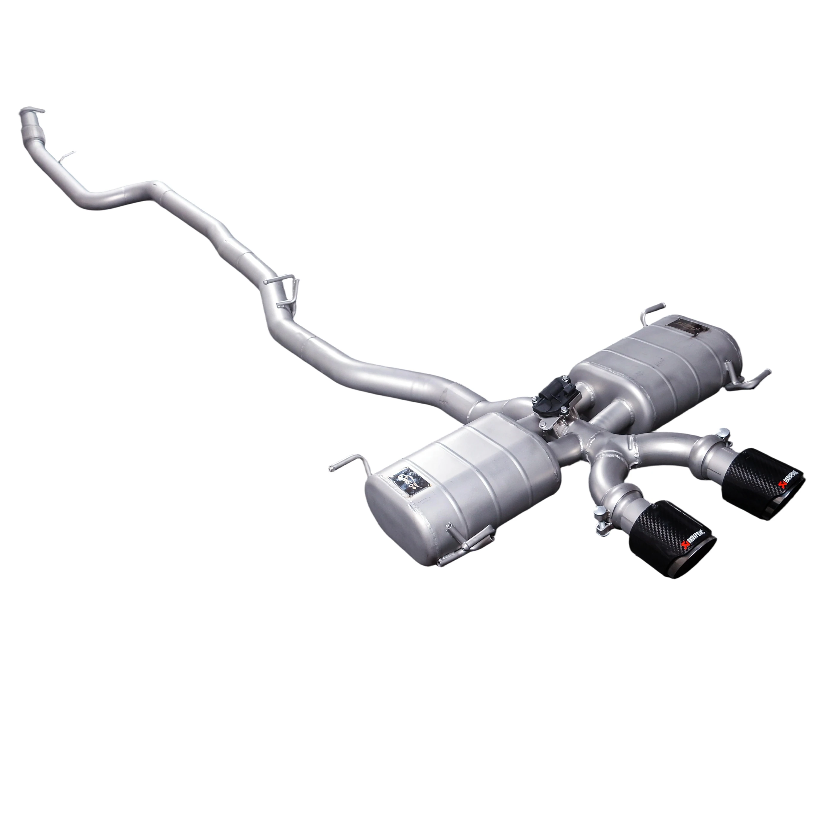 For Alfa Romeo 2.0T Catback SUS304 High-Performance Exhaust System with Valve Muffler, compatible with OEM/dual-exit diffuser