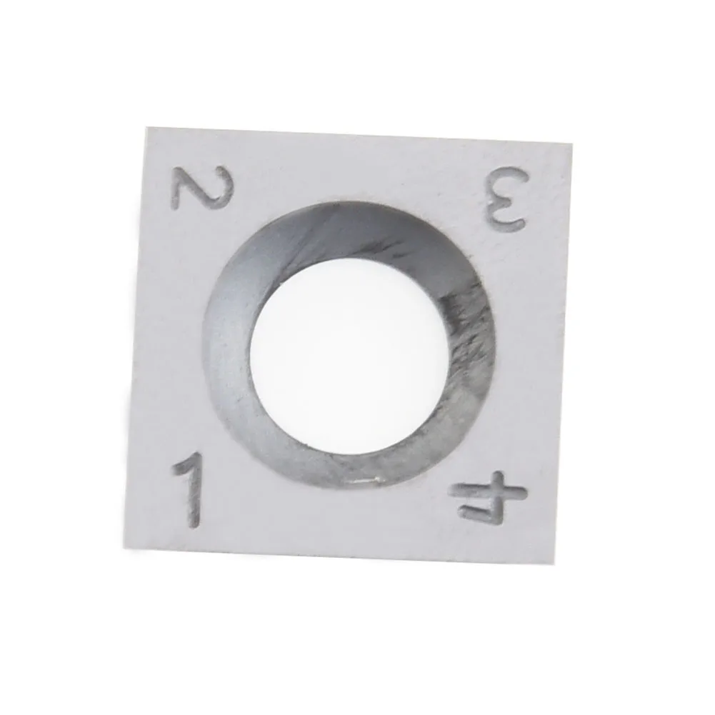 10pcs 14*14*2mm Carbide Inserts Cutters Square For Woodworking Spiral Planer Head Indexable Inserts With Screws CNC Tools