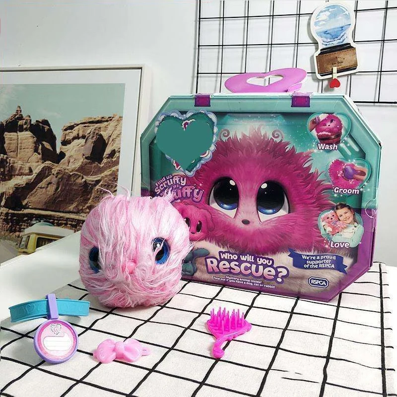 

25cm Moose Scruff-A-Luvs Surprise Bathing Pet Soaking In Water Blind Box Egg Cat Doll Rabbit Plush Toy Unicorn Doll Girl Doll