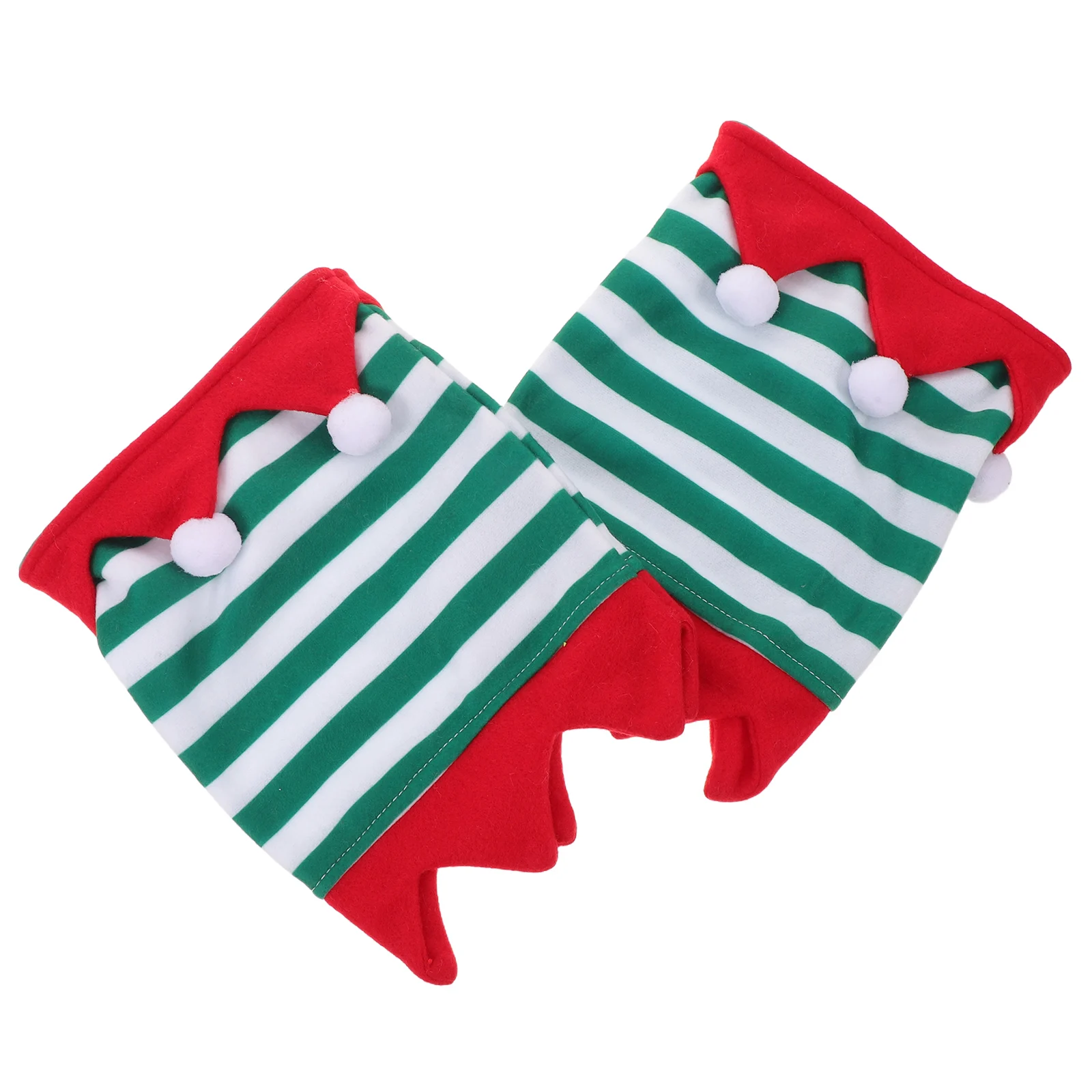 

2Pcs Holiday Horse Leg Wraps Easy on Off Convenience Christmas Costume Accessories Horse Leg Wraps Equine Bandage Wrap