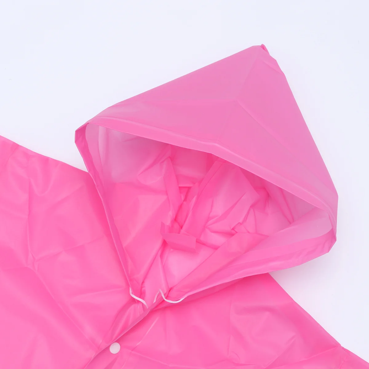 

Raincoat Thickened Eva Simple Translucent Pink Rainwear for Waterproof School Backpack Outdoor Play