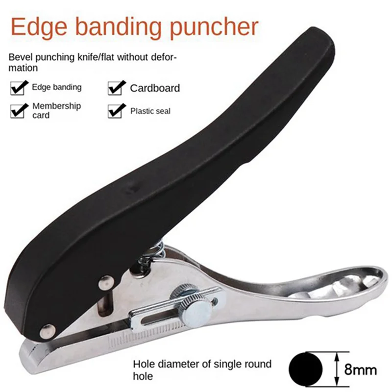 

AC88-4Pcs Woodworking Tool Plier Card Hole Punch Set Paper Screw Cover With Countersink Drill 3.2Mm Adjustable Position