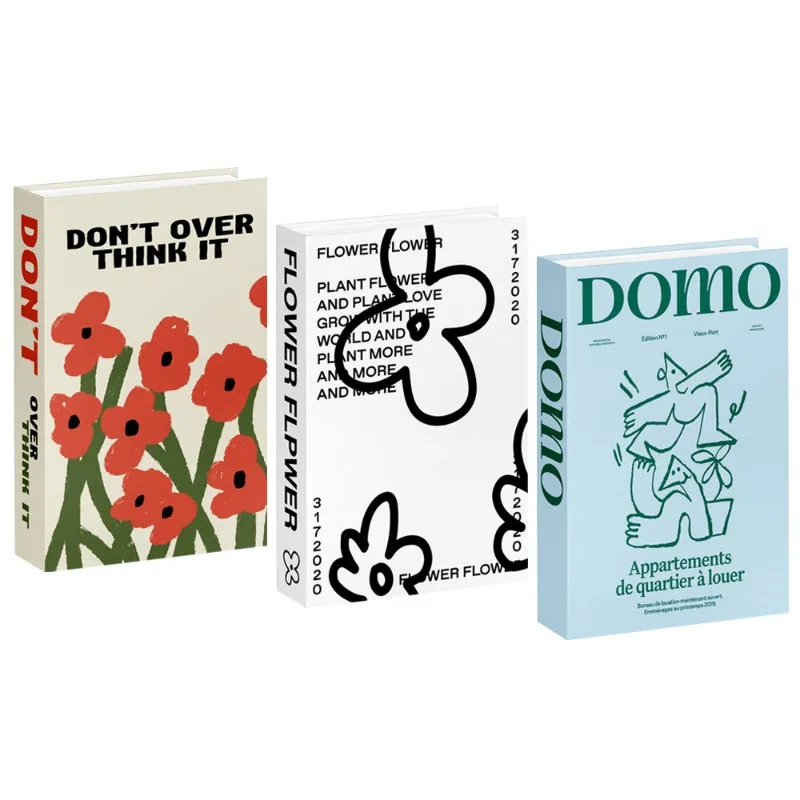 3 stks/set Nep Boek Luxe Fotografie Props Boeken Decor Eenvoudige Moderne Faux Boeken Salontafel Props Boek Ornamenten