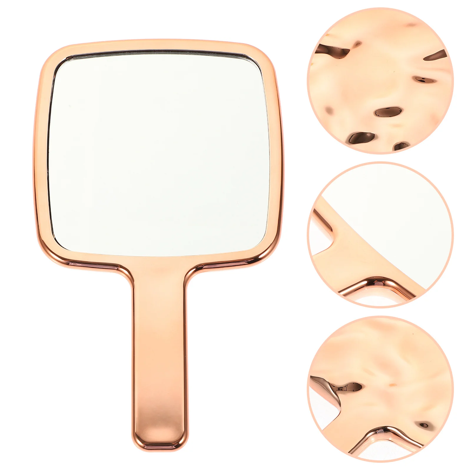 مرآة صغيرة محمولة بتصميم جميل مناسبة للسفر والمدرسة المنزلية، مرآة زجاجية مريحة المظهر #6