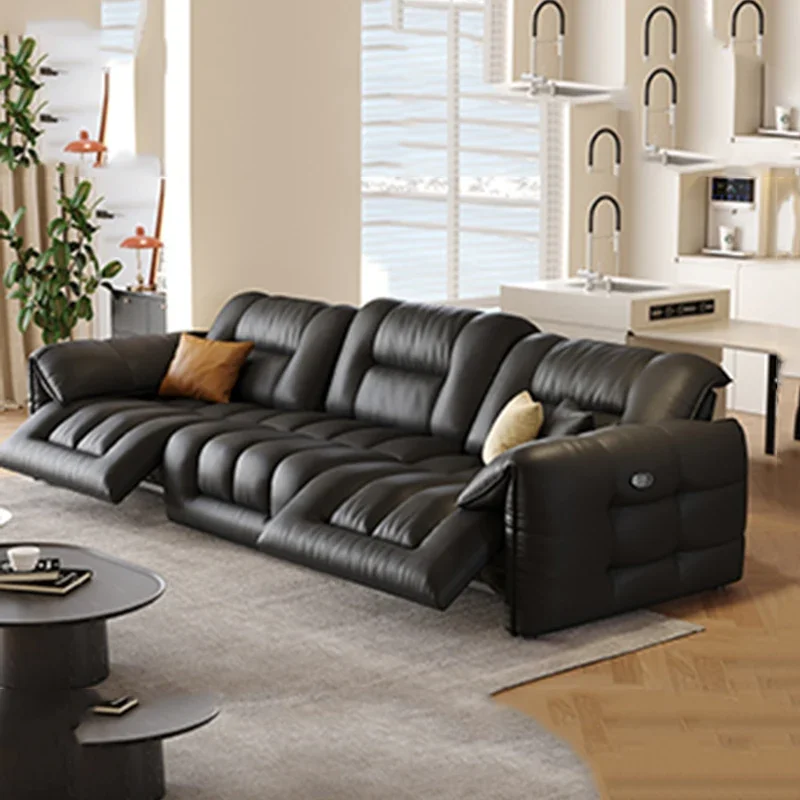 Living Room Sofas Filler Reclining Beige Design Luxury Loveseat Electric Sofa Relax Unique Nordic Divani Per Soggiorno Furniture