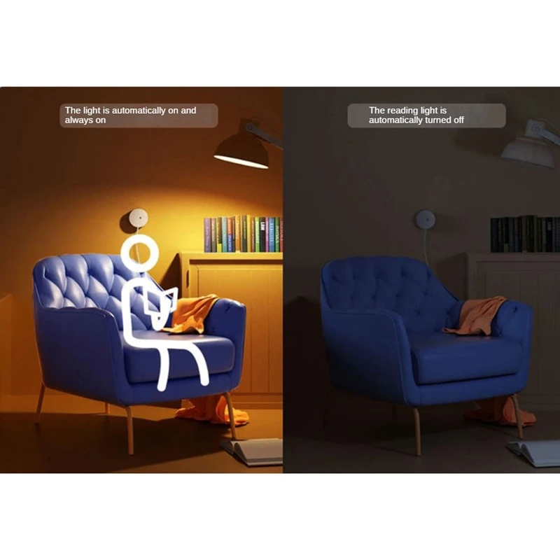 مستشعر وجود جسم الكتابة على الجدران البيضاء ، سقف زيجبي ، رادار ، 5.8G ، 1 Set