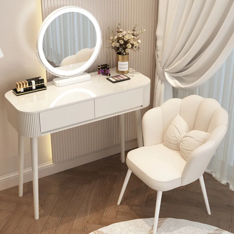

Wood Modern Vanity Table Bedroom Aesthetic Organizer Desk Vanity Table Cabinet Adult Coiffeuse De Chambre Furniture