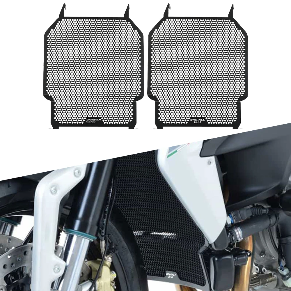 

Motorcycle Radiators Grille Guard Cover Protector Protection Radiator Guards For MV Agusta Dragster 800/RC/Rosso/RR 2014-2023