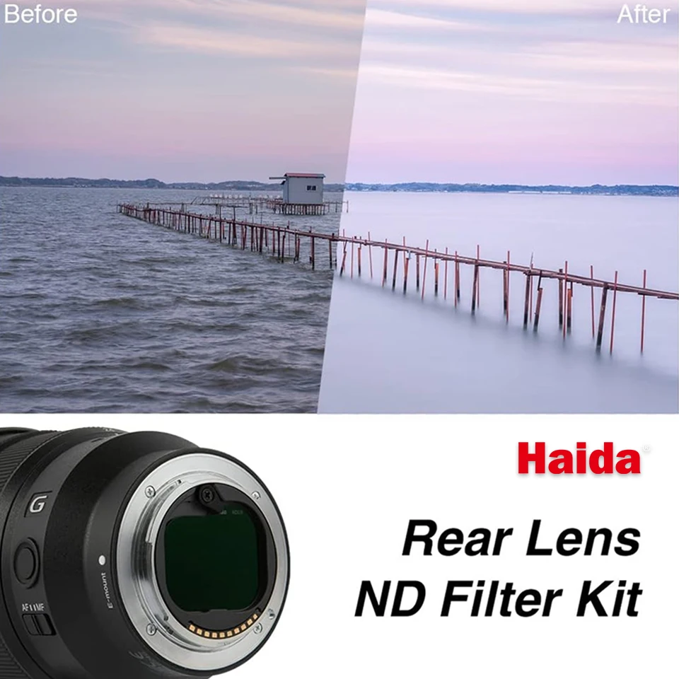 Haida Rear Lens ND Filter Kit (ND0.9+1.2+1.8+3.0) for Sony 14mm f/1.8 GM Lens with Adapter Ring