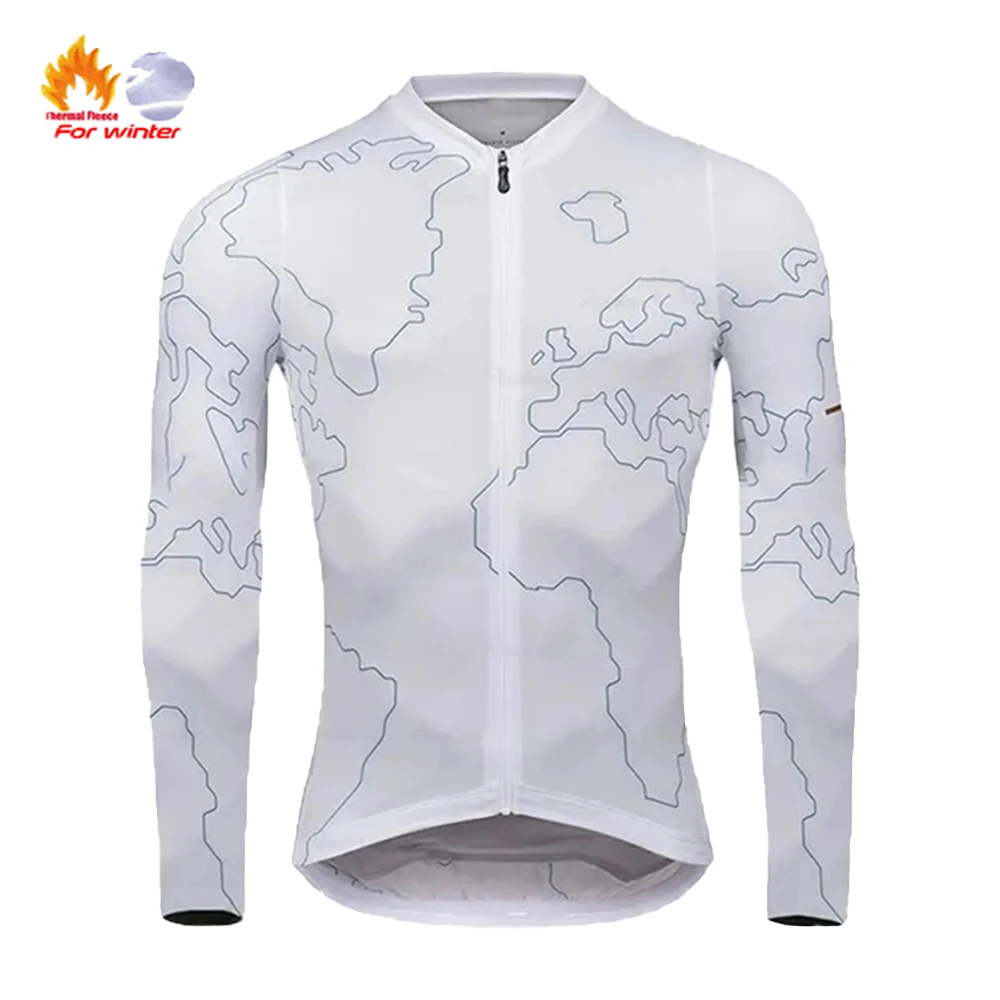 Winter Cycling Set Road Bicycle Warm Long Sleeve Bicycle Team UV Protection Cycling Suit MTB Bicycle Cold Prevention Cycling Set