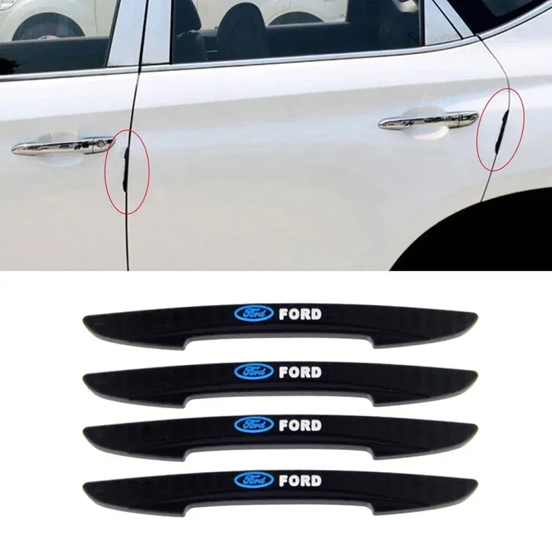 

4 шт., наклейка на дверную ручку автомобиля, защитные наклейки на зеркало заднего вида для Ford Ranger Focus Mustang Mondeo Kuga Everest Escort F150