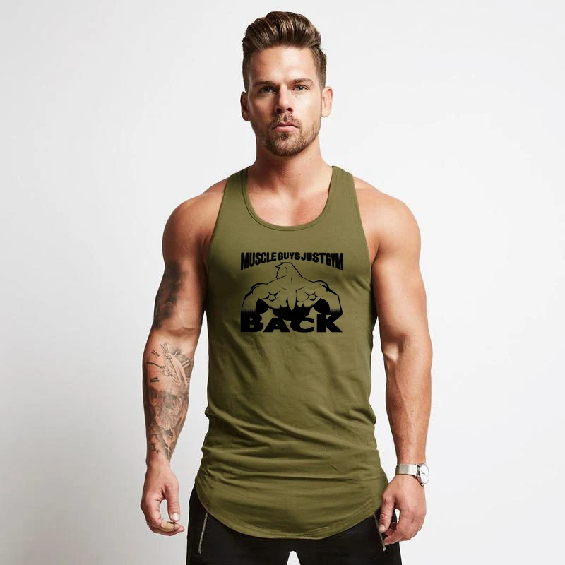 Summer Mens Running Vest Gym Fitness Sleeveless Sweatshirt Cotton Breathable  Moisture Wicking Sports Shirt Muscle Training Wear