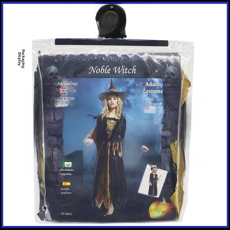 2025 New loween Witch Performance Costume Adult Masquerade Ball Costume Chinese Manufacturer Stage Performance Traditional...