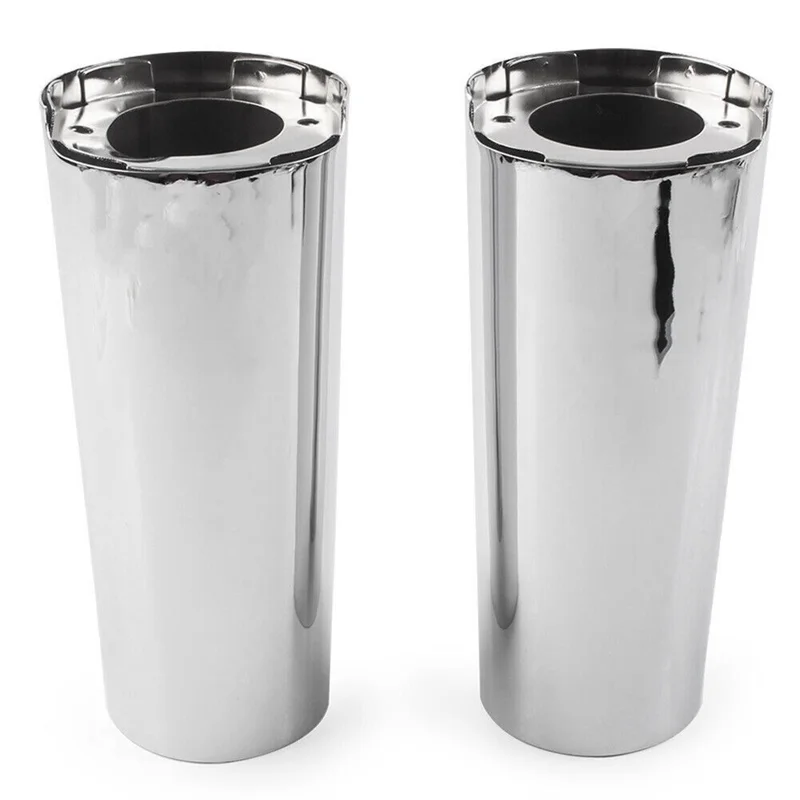 

AEF3-2 Inch Smooth Fork Tube Slider Covers Cowbells For Electra Tri Glide FLHX