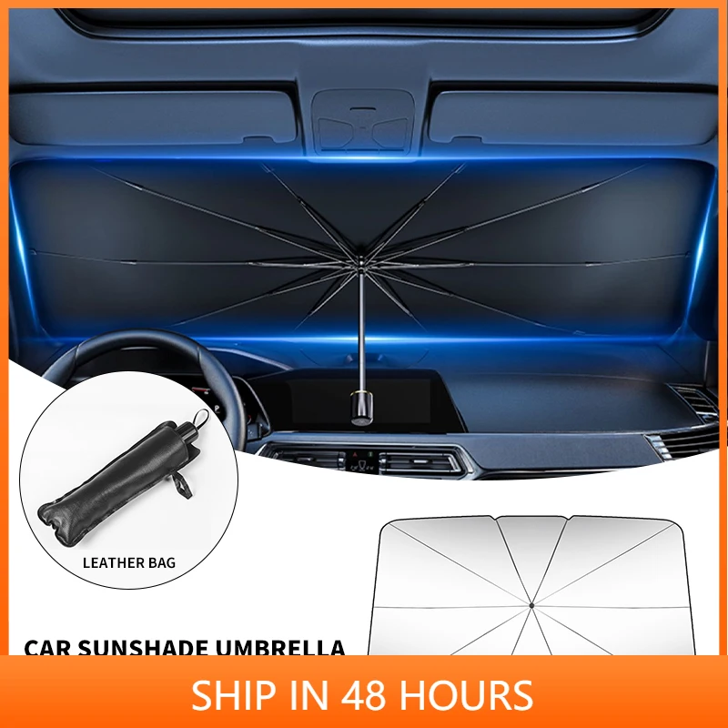 

Car Sunshade Umbrella front windshield sunshade wihth folding Block UV ﻿For Volkswagen VW GTI Golf 7 Polo Tiguan Passat Jetta