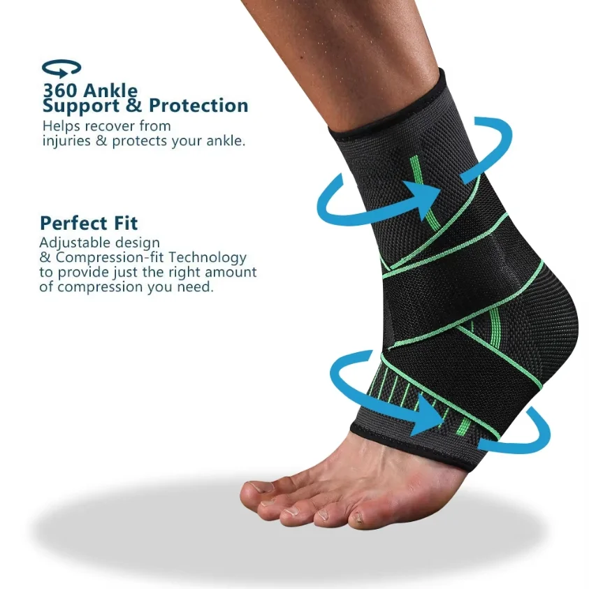 Attelle de cheville élastique - Ankle Brace Sock avis et prix