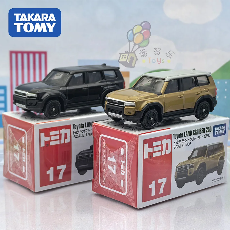 

Takara Tomy Tomica No 17 — Toyota Land Cruiser 250, литая под давлением модель автомобиля из сплава, реплика серии, подарки для детей, игрушки для мальчиков