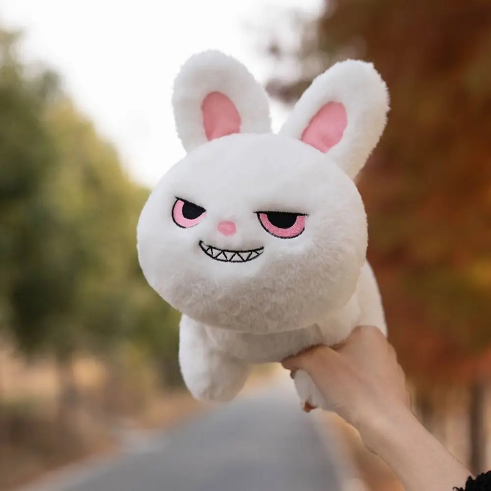 23cm Angry Animals Plush Dolls Rabbit Dog Cat Angry Emotion Cartoon Animal Plush Toy Funny Cute Soft Stuffed Dolls