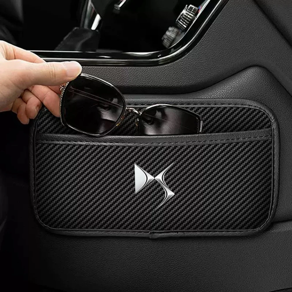 Car Seat Organizer Mesh Bag Phone Holder Pocket Paste Net Pocket for DS SPIRIT DS3 DS4S DS5 5LS DS6 DS7 DS WILD