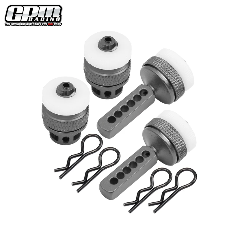 GPM 1/10 Ford GT 4-TEC 2.0  TRAXXAS For Aluminum Front & Rear Magnetic Body Mount