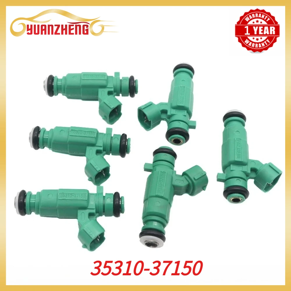 

For Hyundai Accent Tiburon Kia Santa Fe Rio Rio5 Sportage Optima 1.6L 2.5L 2.7L 99-11 Car Fuel Injectors Nozzle 35310-37150