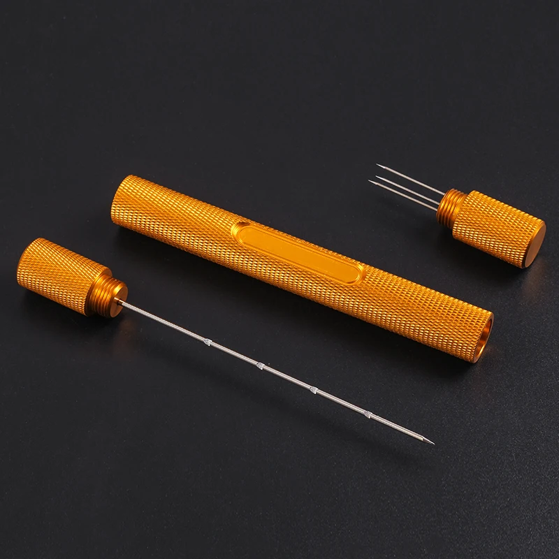 

2 in 1 Cigar Draw Enhancer Needle Tool Cigar Punch & Holder Cigars Drill Accessories Gift For Men