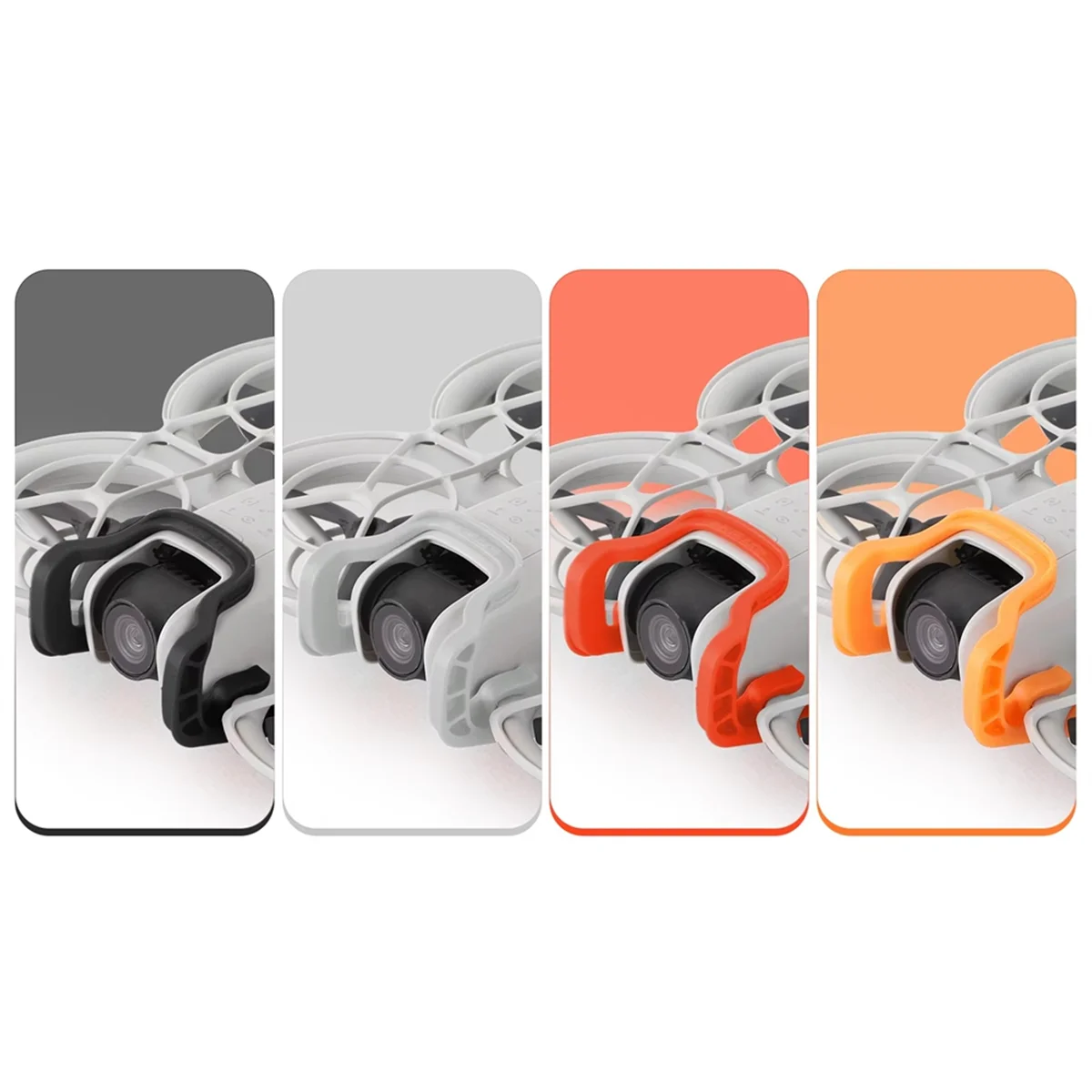 ABXHA Gimbal Crash Bumper dla DJI Neo Drone Snap-on Crash Bumper Ochrona obiektywu Plastikowy zderzak Akcesoria do dronów Szary