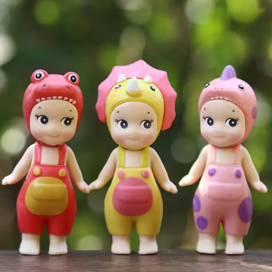 新恐竜エンジェルブラインドボックスシリーズコンピュータ携帯電話装飾オーナメントかわいいミニフィギュアアニメモデル