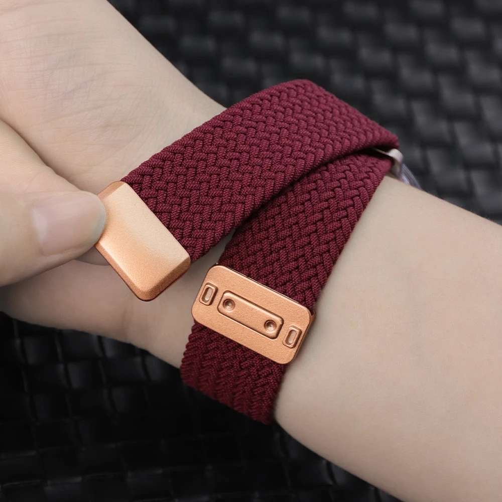 ไนลอนสร้อยข้อมือกีฬาสําหรับ Samsung Galaxy Watch 8 40 มม.44 มม.สําหรับ Galaxy นาฬิกา 8 Classic 46 มม.Solo Loop สายคล้อง