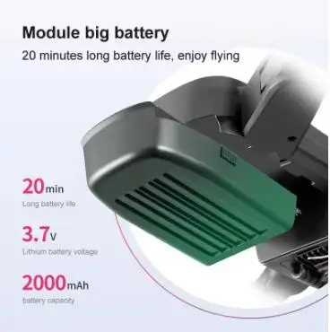 

2022 NEW S8000 Optical Flow Positioning Folding UAV 4K 3.7V 2000mAh parts