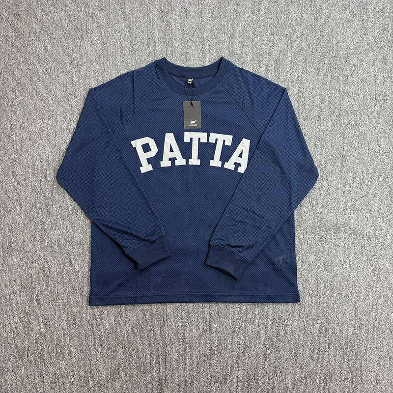 

Good Quality PATTA Long-sleeved T-shirt Men Women Fashion Ball Gown