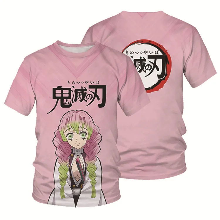 Popular Japanese Anime Demon Slayer Kamado Tanjirou Cosplay T shirt 3D Print Kid T-shirt Summer Men/Women Short Sleeve Y2k Tees