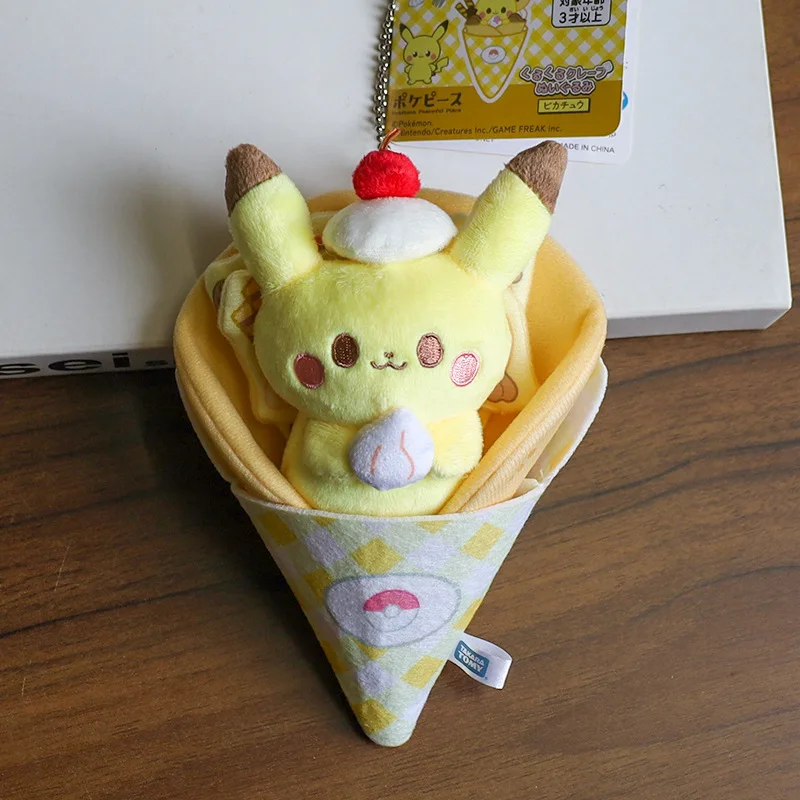 17cm Pokemon Pikachu peluche poupée Pikachu Bogaman porte-clés mignon pingouin sac pendentif étudiant sac à dos accessoires fille cadeau jouets